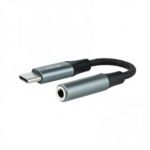 NANOCABLE Cabo Adaptador Audio USB-C/M para Jack 3.5mm Cinza - ADAPTNAN10.24.1204