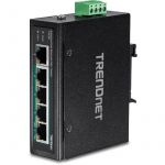 Trendnet Switch 5-Port Industrial Fast Eth. Poe+ Din-rail - TI-PE50