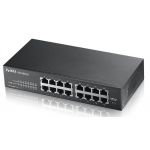 Zyxel Switch 16 Port Gigabit Unmanaged GS1100-16 V3 - GS1100-16-EU0103F