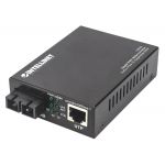 Intellinet Switch Gigabit Poe + Media Converter Sc Singlemode 20km - 508209
