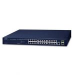 Planet GS-4210-24T2S Switch de Rede Gerido L2 Gigabit Ethernet (10/100/1000) 1U Preto - GS-4210-24T2S
