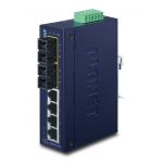 Planet ISW-621TS15 Switch de Rede Não-gerido L2 Fast Ethernet (10/100) Azul - ISW-621TS15