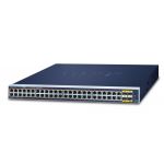 Planet GS-4210-48P4S Switch de Rede Gerido L2+ Gigabit Ethernet (10/100/1000) Power Over Ethernet (poe) 1U Preto - GS-4210-48P4S