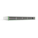 Allied Telesis 48-port 10/100/1000T, 4-port 100/1000X Sfp Gigabit Ethernet Managed Switch, 1 Fixed Ac Power Supply, Eu Power Cord - AT-GS980M/52-50