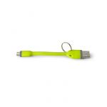 Celly - USBMICROKEYGN cable USB 0,12 m USB 2.0 USB A Micro-USB B Verde - USBMICROKEYGN