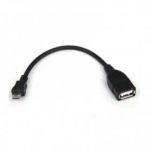 3GO - C122 cable USB 0,15 m USB 2.0 Micro-USB B USB A Negro - C122
