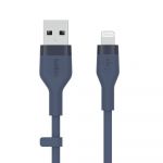 Belkin - Cbl Siicone USB-A LTG 2M bleu cable USB USB A USB C/Lightning Azul - CAA008BT2MBL