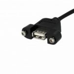 StarTech.com - Cable de 30cm USB 2.0 para Montaje en Panel Conexión a Placa Base - Hembra USB A - USBPNLAFHD1
