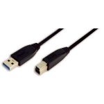 LogiLink - 2m USB 3.0 cable USB USB 3.2 Gen 1 (3.1 Gen 1) USB A USB B Negro - CU0024