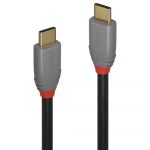 Lindy - 36900 cable USB 0,5 m USB C Negro, Gris - 36900