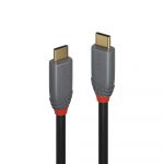 Lindy - 36902 cable USB 1,5 m USB C Negro, Gris - 36902