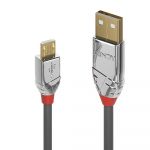Lindy - 36652 cable USB 2 m USB 2.0 USB A Micro-USB B Gris - 36652