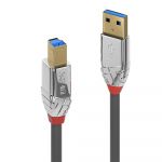 Lindy - 36660 cable USB 0,5 m USB 3.2 Gen 1 (3.1 Gen 1) USB A USB B Cromo, Gris - 36660