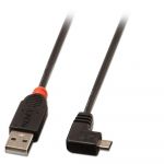 Lindy - 31976 cable USB 1 m USB 2.0 USB A Micro-USB B Negro - 31976