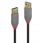 Lindy - 36753 cable USB 3 m USB 3.2 Gen 1 (3.1 Gen 1) USB A Negro, Gris - 36753