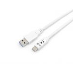 Equip - 128364 cable USB 1 m USB 3.2 Gen 1 (3.1 Gen 1) USB A USB C Blanco - 128364