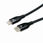 V7 - V7USBCLGT-1M cable USB USB 2.0 USB C Lightning Negro - V7USBCLGT-1M