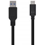 AISENS - Cable USB 3.1 Gen 2 10 Gbps 3 A, Tipo C/M-A/M, Negro, 1.5m - A107-0450