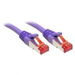 Lindy - Rj45/Rj45 Cat6 3m cable de red Violeta S/FTP (S-STP) - 47825