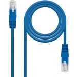 Nanocable - Cable Red Latiguillo RJ45 CAT.6 UTP AWG24, Azul, 25 cm - 10.20.0400-L25-BL