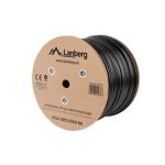 Lanberg - LCU6-30CU-0305-BK cable de red Negro 305 m Cat6 U/UTP (UTP) - LCU6-30CU-0305-BK