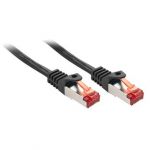 Lindy - Cat.6 S/FTP 1.5m cable de red Negro 1,5 m Cat6 S/FTP (S-STP) - 47373