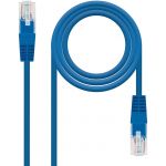 Nanocable - Cable Red Latiguillo RJ45 CAT.6 UTP AWG24, Azul, 30 cm - 10.20.0400-L30-BL