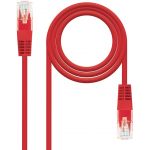 Nanocable - Cable Red Latiguillo RJ45 CAT.6 UTP AWG24, Rojo, 30 cm - 10.20.0400-L30-R