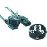 Gembird - PC-186-VDE-3M power cord with VDE approval 3 meter Negro - PC-186-VDE-3M