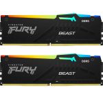 Memória RAM Kingston Fury Beast 32GB DDR5 (2x16GB) 4800MHz RGB (KF548C38BBAK2-64) - 740617328653