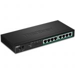 TRENDnet Switch 8 Portas 10/100/1000 Mbps POE Preto - 710931162257