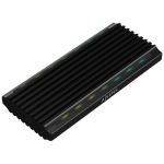 Aisens Caixa Externa M.2 SATA/NVMe USB 3.2 Preta (ASM2-RGB012B)