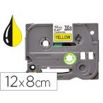 Fita tze-631 Amarelo-preta 12mm Comprimento 8 Mt Compativel