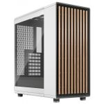 Fractal Design North Chalk White Tempered Glass ATX Clear Tint - FD-C-NOR1C-04