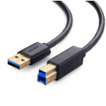 Ugreen Cabo de Impressora US210 USB 3.0 para USB Tipo-B 2m Preto - 6957303813728