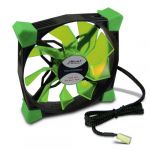 Inter-Tech Air Cooling N-120-GR 120x120x25mm Case Fan Black/verde | 1. - 88885356