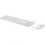Teclado HP + Rato Sem Fios 650 Branco (PT)