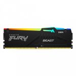 Memória RAM KINGSTON Dimm 8GB DDR5 CL40 5200MT/s 1Rx16 Fury Beast RGB Black