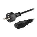 Savio Cabo de Alimentação CL-138 Schuko IEC C13 1.8m Preto