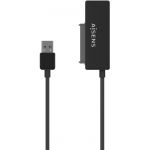 Aisens Cabo Adaptador USB A 3.0 / 3.1 Macho - SATA 2,5" e 3,5" SSD - ASE-35A01B