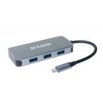 D-Link Hub 6-in-1 Usb-c With Hdmi/gigbait Ethernet/power