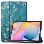 Capa Flip para Samsung Galaxy Tab S6 Lite 10.4'' P615 TP Style Sakura