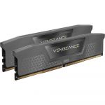 Memória RAM Corsair DDR5, 6000MT/s 64GB 2x32GB Dimm, Unbuffered, 40-40-40-77, Std Pmic, Amd Expo, Vengeance DDR5 Cool Grey Heatspreader, 1.35V