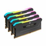 Memória RAM Corsair DDR4, 3200MHz 256GB 8x32GB Dimm, Unbuffered, 16-20-20-38, Xmp 2.0, Vengeance Rgb Pro Sl Black Heatspreader, Black Pcb, 1.35V, for Amd Threadripper & Intel