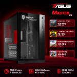 Switch Technology Desktop Gaming Master V5 Powered By Asus Ryzen 7 5800X3D 32GB 1TB Ssd Rtx 4080 - Master_v5