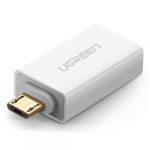 Adaptador Ugreen micro USB - USB 2.0 OTG branco - US195