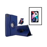 Kit Capa 360 Rotation Anti-Impact Protection + Película de Vidro Temperado 5D Full Cover para Apple iPad Pro 12.9 (2020) - Azul