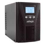 UPS Gembird EG-UPSO-1000 Online 1000VA Schuko/IEC/Serial/USB Preta EG-UPSO-1000