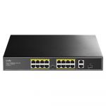 Cudy Switch FS1018PS1 16 Portas 10/100Mbps UnManaged PoE+ SFP