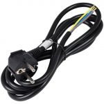 Cabo Alimentação 2x 1 mm + Terra 2 mt Preto - S18312